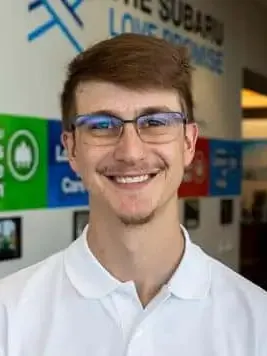 Certified Express Technician Aidan Noland in Service at Subaru of Rochester