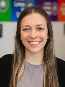 Car Biller Micayla Biffert in Office at Subaru of Rochester