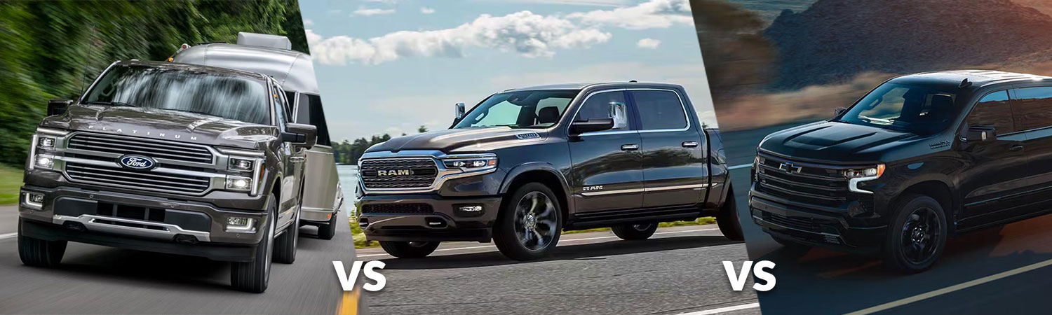 Ford F-150 vs RAM 1500 vs Silverado 1500