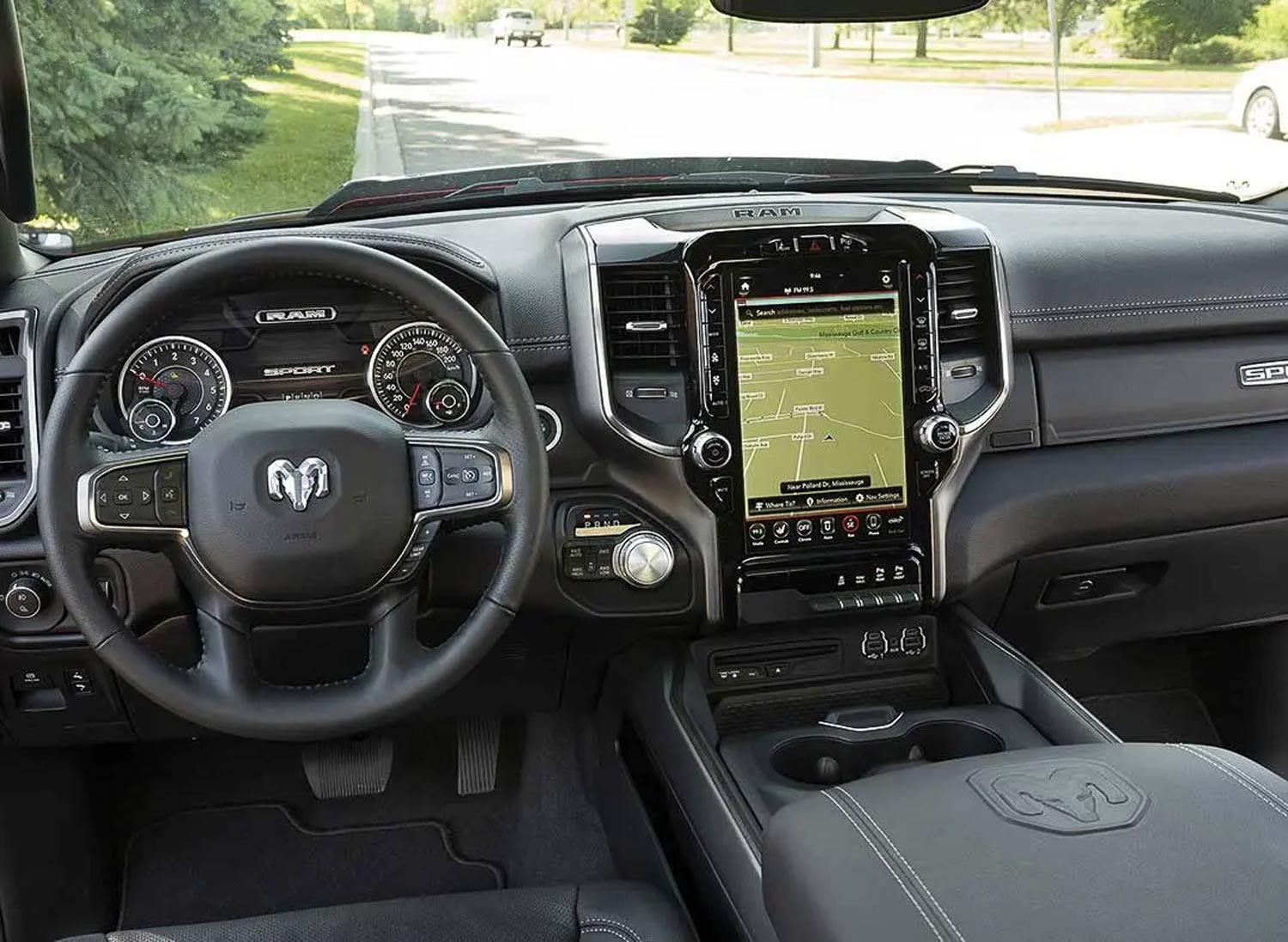 2021 RAM 1500 Sport interior