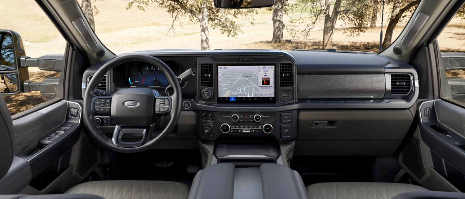 ford super duty f-350 interior