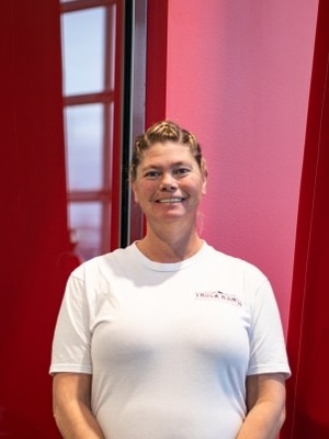 Office Clerk Candi Edwards in West Jordan at Truck Ranch