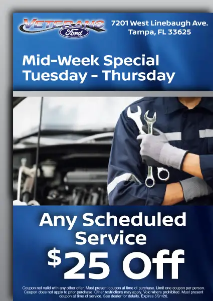 Coupon for Mid-Week Special Tuesday-Thursday