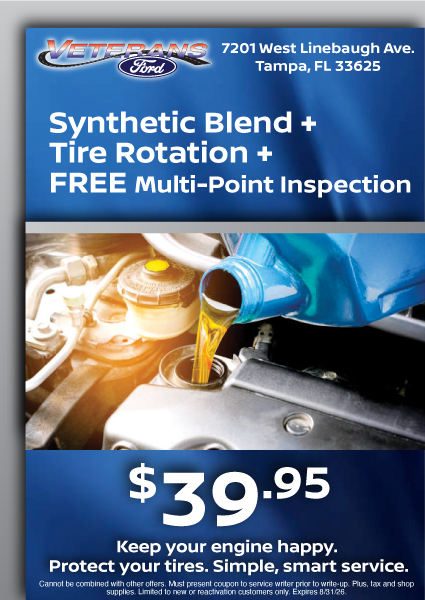 Coupon for Synthetic Blend + Tire Rotation + FREE Multi-Point Inspection 