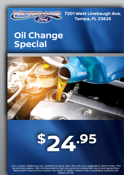 Coupon for Oil Change Special 