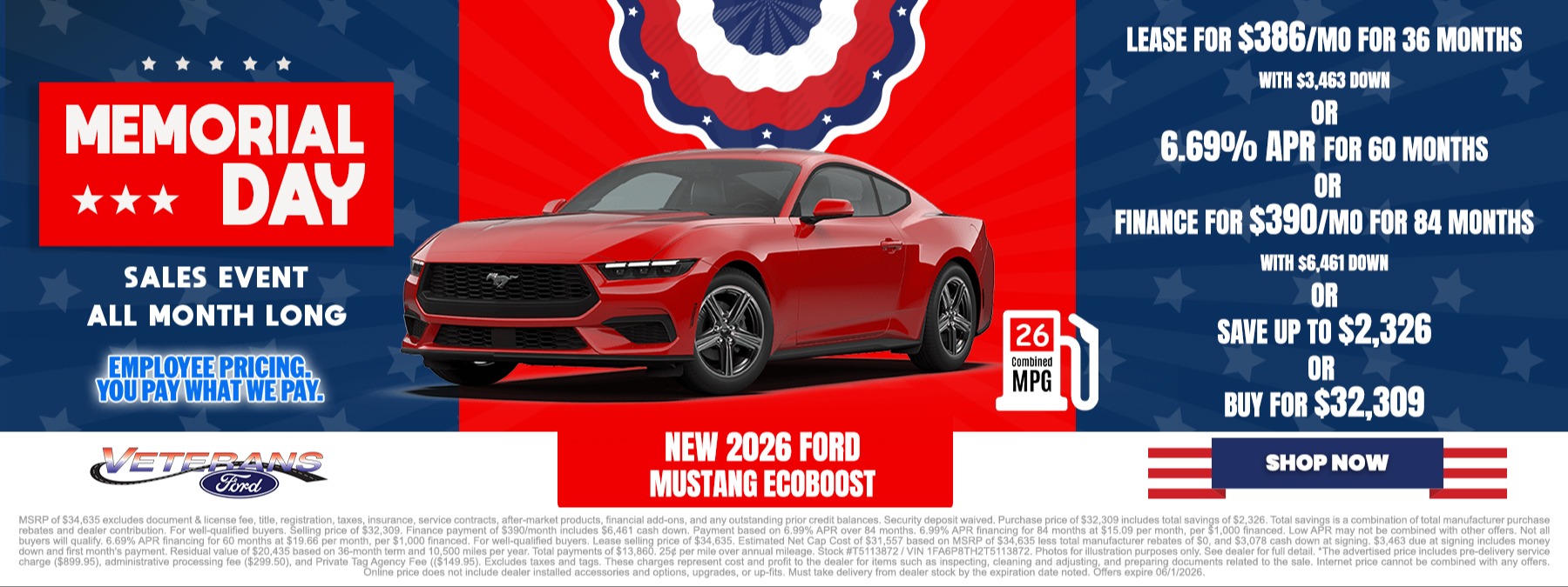 2026 Ford Mustang Ecoboost