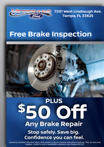Coupon for Free Brake Inspection 