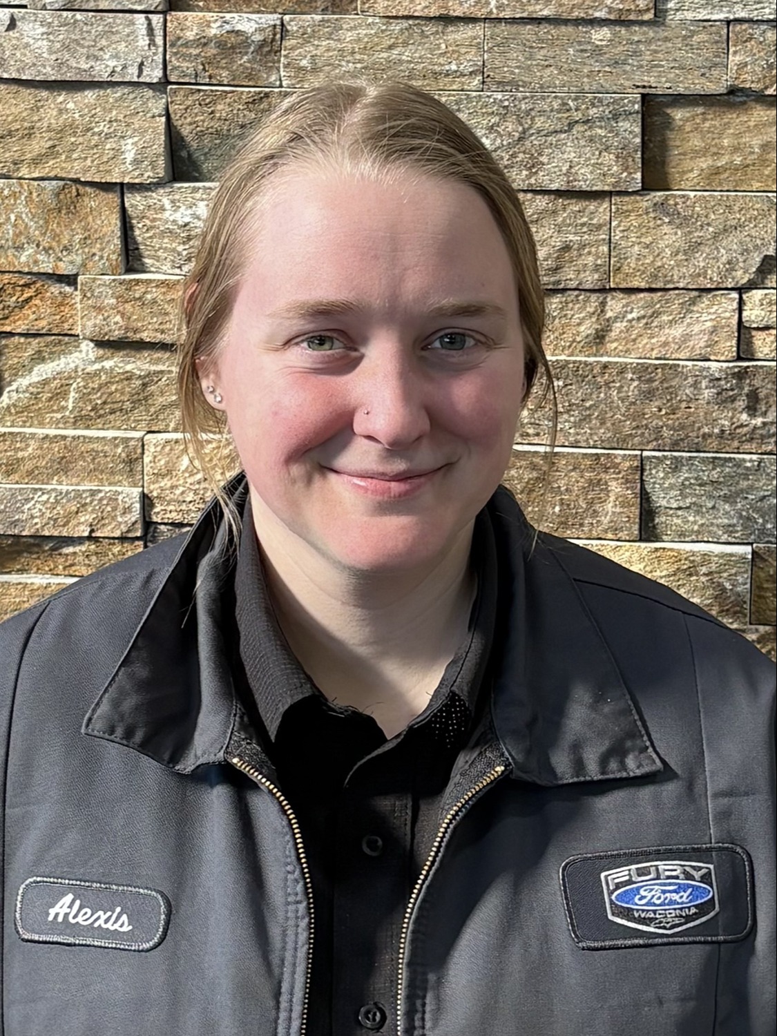 Journeyman Technician Lexi Ingles in Service at Fury Ford Waconia