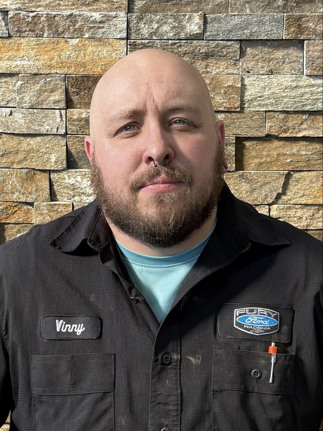Journeyman Technician Vincent Manz in Service at Fury Ford Waconia