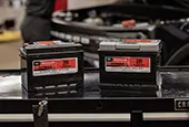 Coupon for Motorcraft® Tested Tough® MAX Batteries, starting at $199.95 MSRP, or redeem 40,000 Ford Rewards Points 