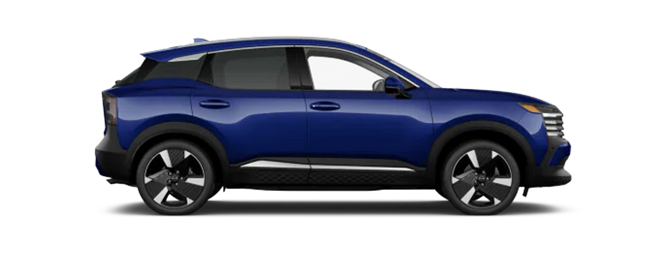 Red Nissan Kicks for sale or lease in Bartlett.