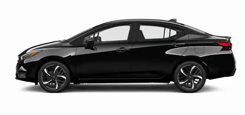 Red Nissan Versa SR for sale or lease at Wolfchase Nissan in Bartlett.