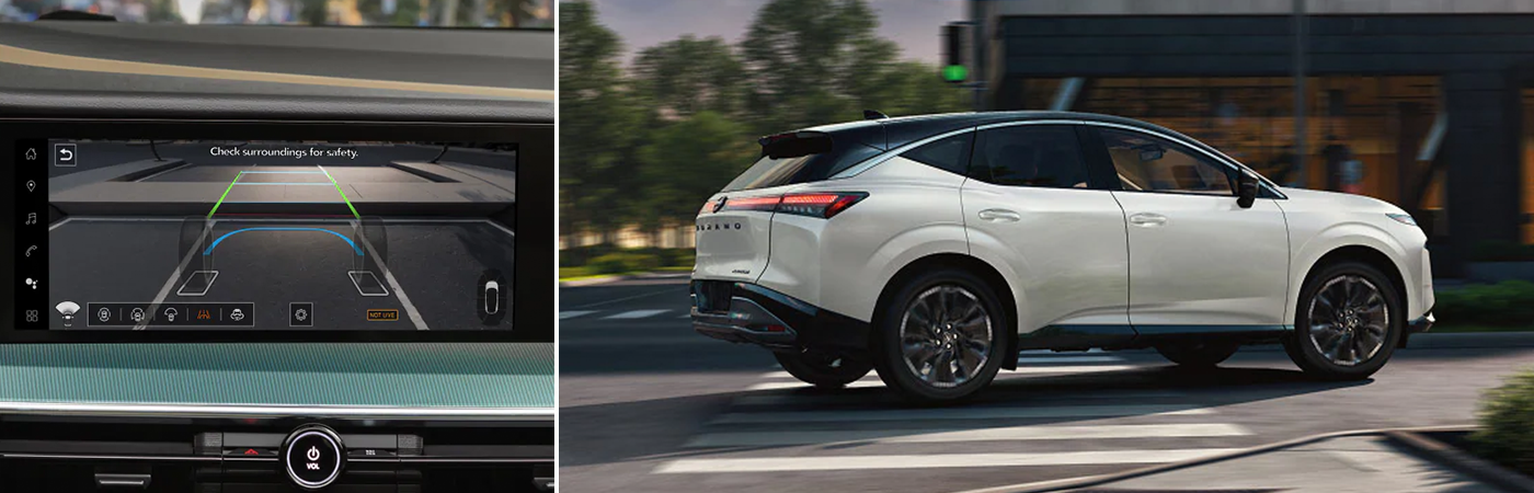 Safety features designed for you in the latest Nissan Muranos found here at Wolfchase Nissan.