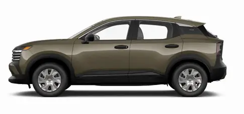 White Nissan Kicks S for sale or lease in Bartlett.